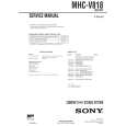 SONY MHCV818 Service Manual cover photo