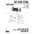 SONY ICF-C720 Service Manual cover photo