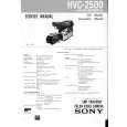 SONY HVC2500 Service Manual cover photo