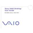SONY PCV-RX402 VAIO Owner's Manual cover photo