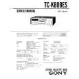 SONY TC-H808ES Service Manual cover photo