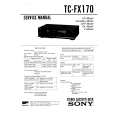 SONY TCFX170 Service Manual cover photo