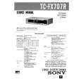 SONY TCFX707R Service Manual cover photo