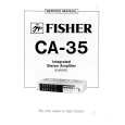 FISHER CA35 Service Manual cover photo