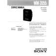 SONY WM2055 Service Manual cover photo