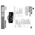 SONY CFS5000L Service Manual cover photo