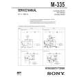 SONY M335 Service Manual cover photo
