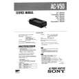 SONY ACV50 Service Manual cover photo