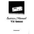 PIONEER TX9800 Service Manual cover photo