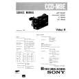SONY CCDM8E Service Manual cover photo