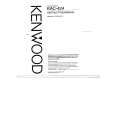 KENWOOD KAC424 Owner's Manual cover photo