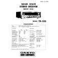 ONKYO TX555 Service Manual cover photo