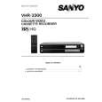 SANYO VHR3300 Service Manual cover photo