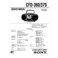 SONY CFD360 Service Manual cover photo