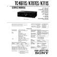 SONY TC-K611S Service Manual cover photo