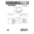 SONY KV8AD10 Service Manual cover photo