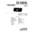 SONY ICF-CD810L Service Manual cover photo