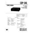 SONY CDPS45 Service Manual cover photo