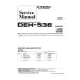 PIONEER DEH536 XIBR/ES Service Manual cover photo