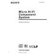 SONY CMTM100MB Owner's Manual cover photo