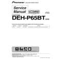 PIONEER DEH-P65BT/XN/ES Service Manual cover photo
