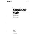 SONY CDP-S7 Owner's Manual cover photo