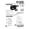 SONY CCDTR333E Service Manual cover photo