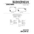 SONY SS-CR10C Service Manual cover photo