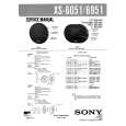 SONY XS6951 Service Manual cover photo