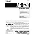 TEAC AG-620 Owner's Manual cover photo