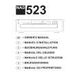 NAD 523 Owner's Manual cover photo