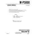 SONY M-P5000 Service Manual cover photo