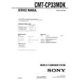 SONY CMTCP33MDK Service Manual cover photo