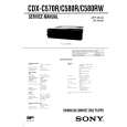 SONY CDXC580R/RW Service Manual cover photo