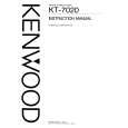 KENWOOD KT-7020 Owner's Manual cover photo
