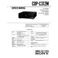 SONY CDPC312M Service Manual cover photo