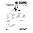 SONY MDRS101MKIII Service Manual cover photo