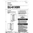 SONY SU61XBR Owner's Manual cover photo
