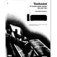 TECHNICS SAGX190 Owner's Manual cover photo