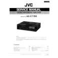 JVC AXE77BK Service Manual cover photo