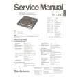 TECHNICS SL-J33 Service Manual cover photo