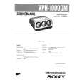 SONY VPH1000QM Service Manual cover photo