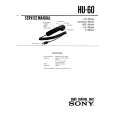 SONY HU60 Service Manual cover photo