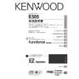 KENWOOD E505 Owner's Manual cover photo
