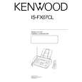 KENWOOD IS-FX07CL Owner's Manual cover photo