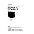 SONY BVM1911 Service Manual cover photo