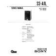 SONY SS-A1L Service Manual cover photo