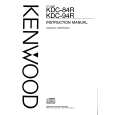 KENWOOD KDC-84R Owner's Manual cover photo