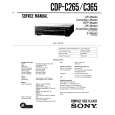 SONY CDP-C265 Owner's Manual cover photo