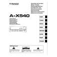 PIONEER AX540 Owner's Manual cover photo